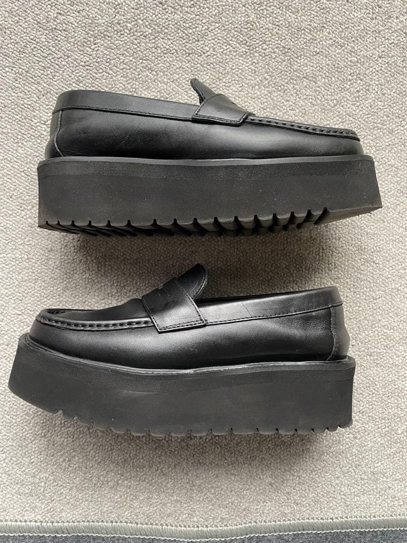 ローファー CAMINANDO ボリュームソール　厚底　y2k 25cm