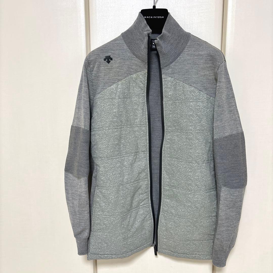 デサントゴルフ フルジップジャケット グレー M