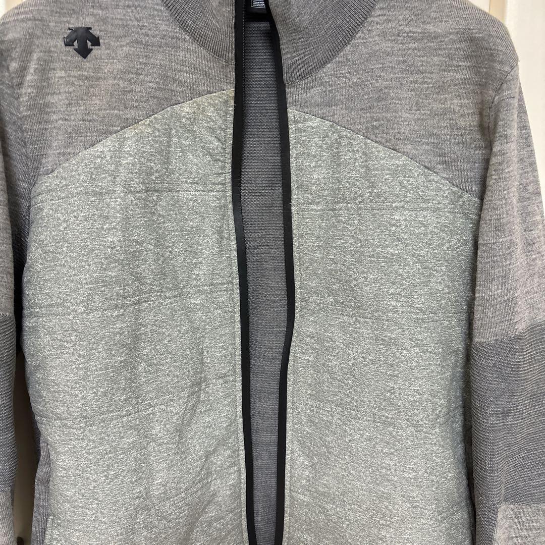 デサントゴルフ フルジップジャケット グレー M