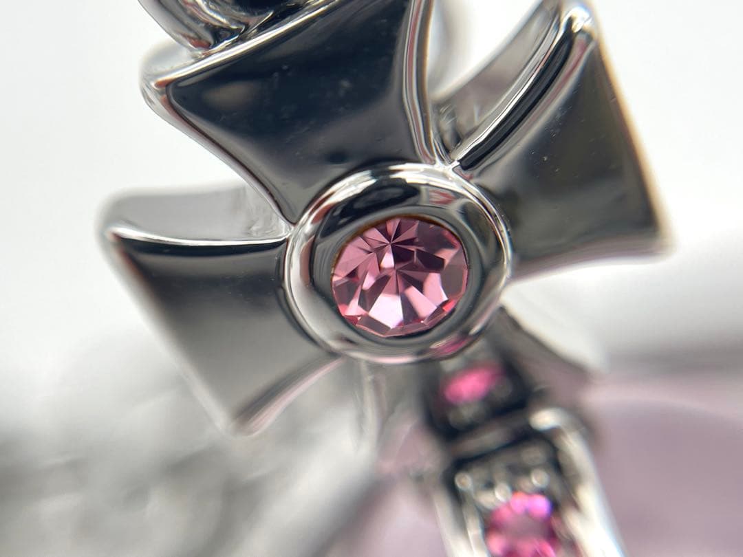 ヴィヴィアン スモールオーブネックレス ピンク