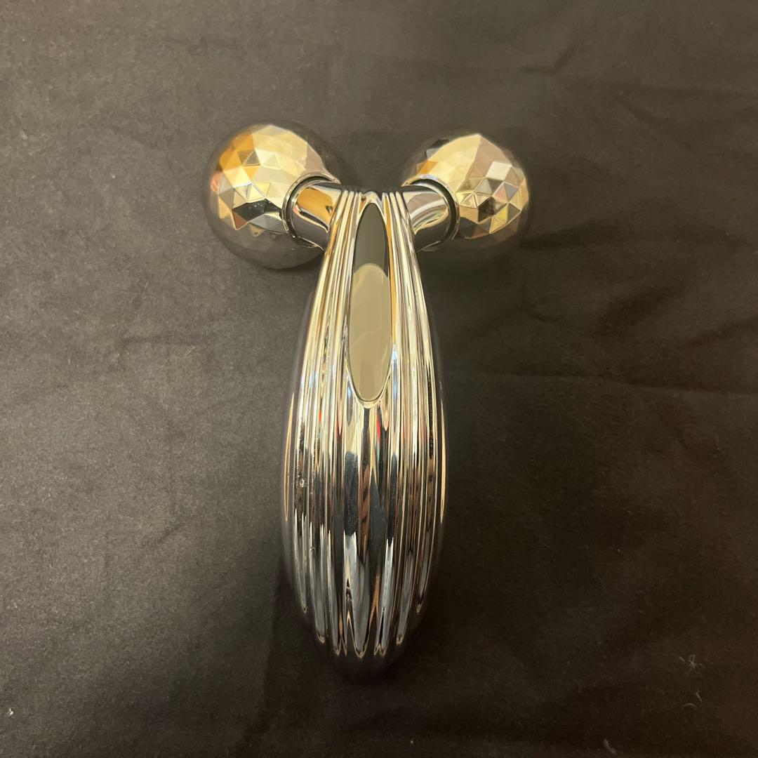 ダイヤモンドカット美顔ローラー シルバー