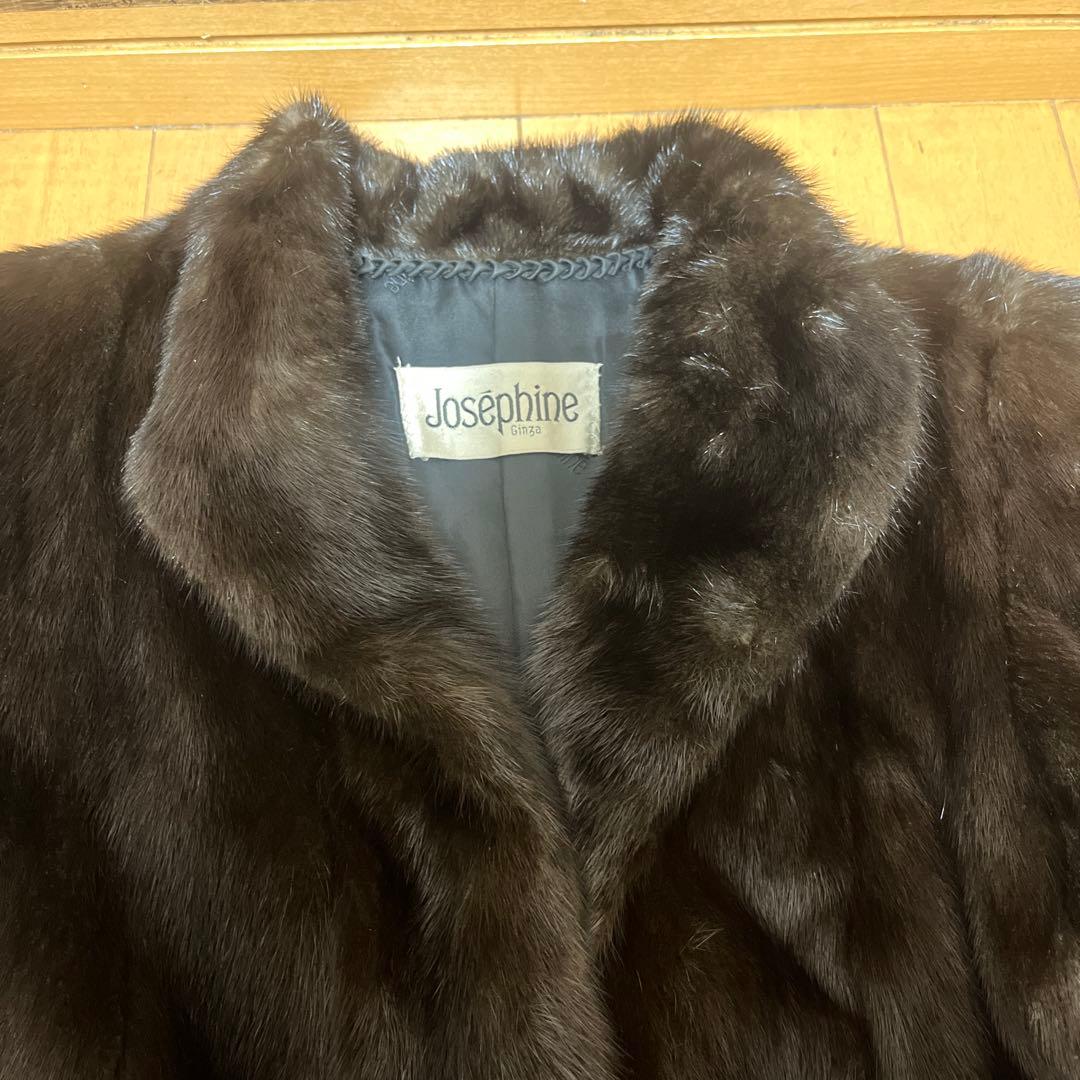 SAGA MINK (サガミンク) Joséphine リアルファーコート(M)