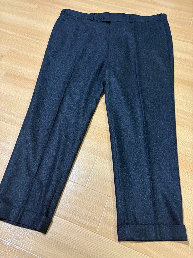 未使用　ブルックスブラザーズ　イタリア製カノニコ　ウールフランネル　W42