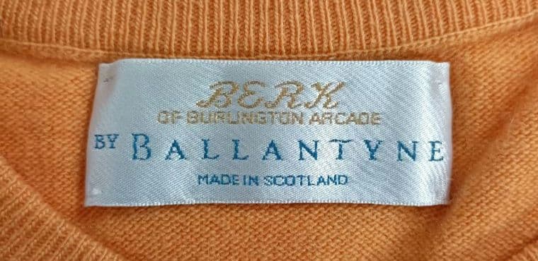 BALLANTYNE カシミヤアンサンブルニットカーディガン サイズ36 L相当