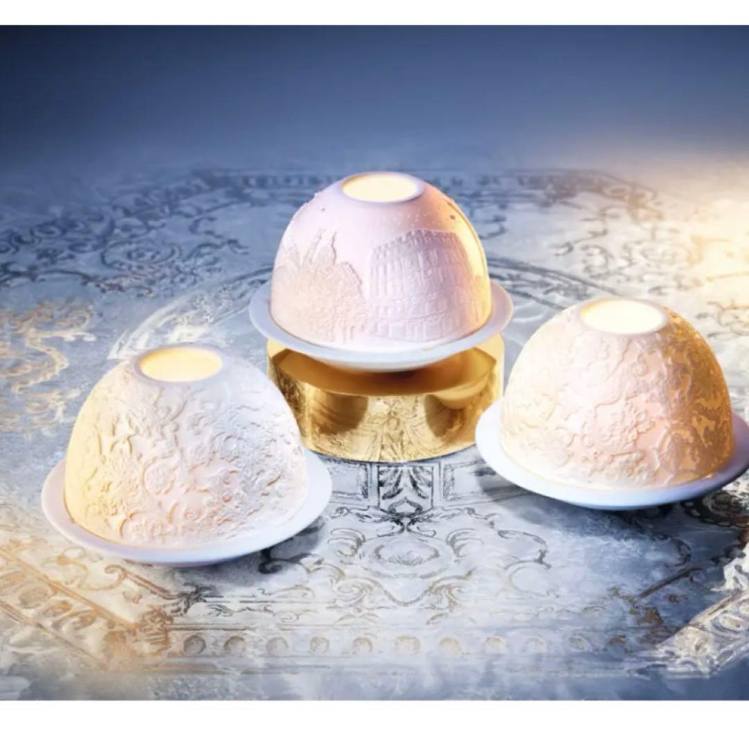 メゾンクリスチャンディオール キャンドルホルダー 陶器 ホワイト