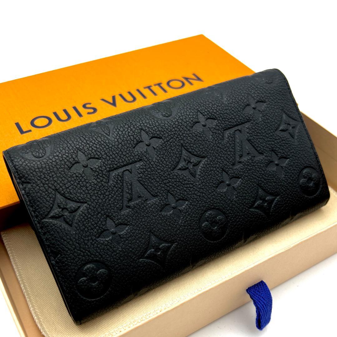 はっちゃん様　ルイヴィトン アンプラント ポルトフォイユ サラ 黒 A774