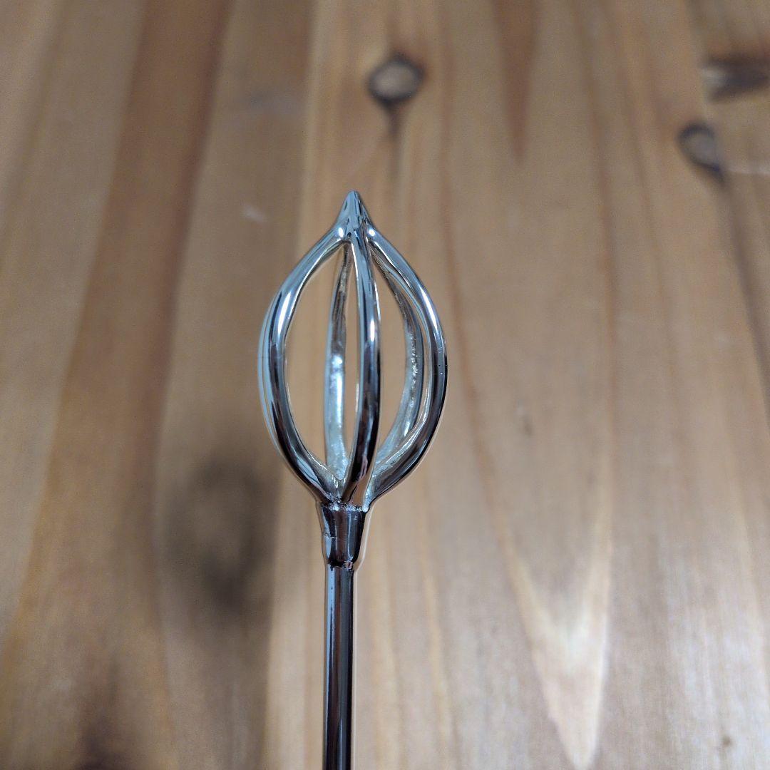 かんざし屋wargo「ichirin簪-sv-ellipse＆バタフライ」