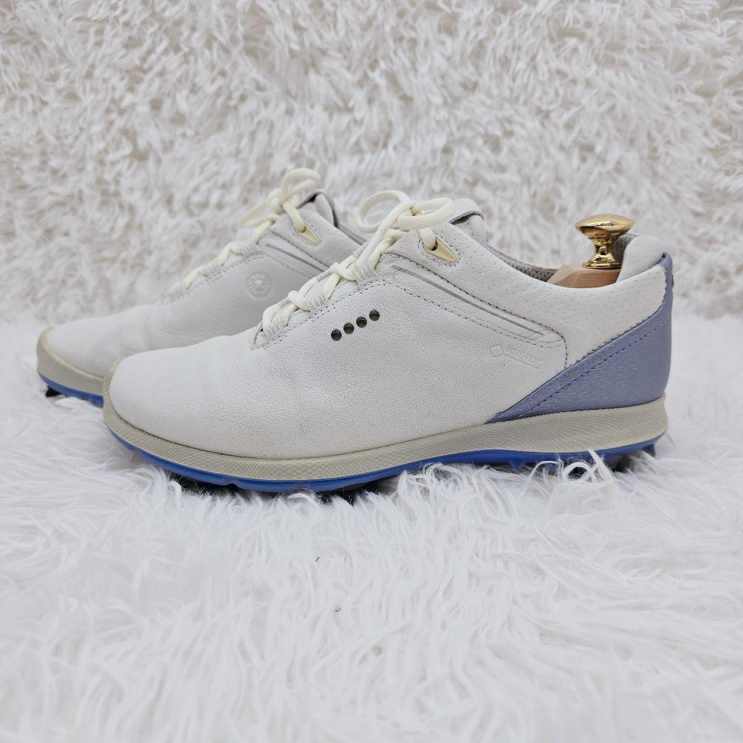 ecco エコー 本革 ゴルフシューズ 23cm GORE-TEX 防水 透湿
