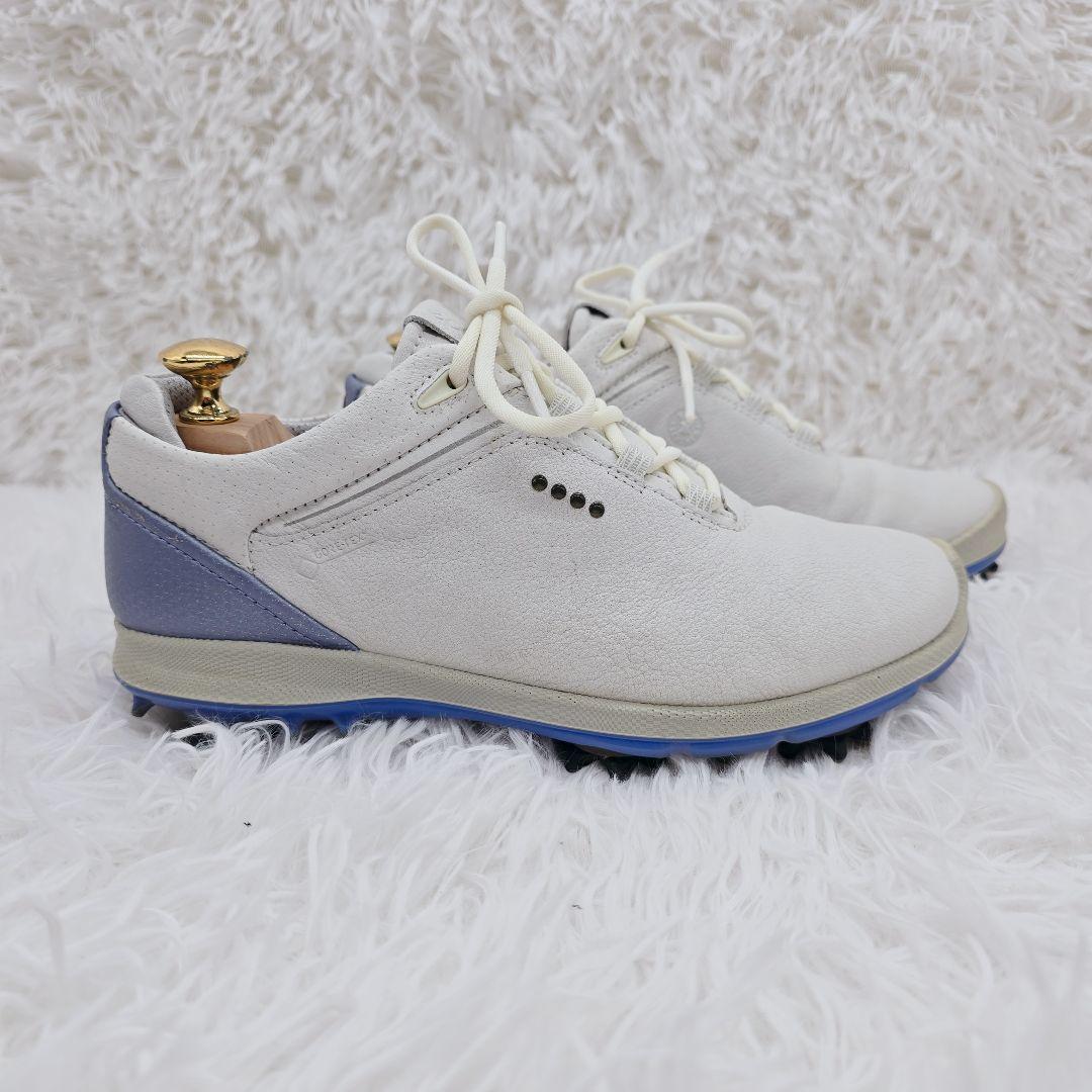 ecco エコー 本革 ゴルフシューズ 23cm GORE-TEX 防水 透湿