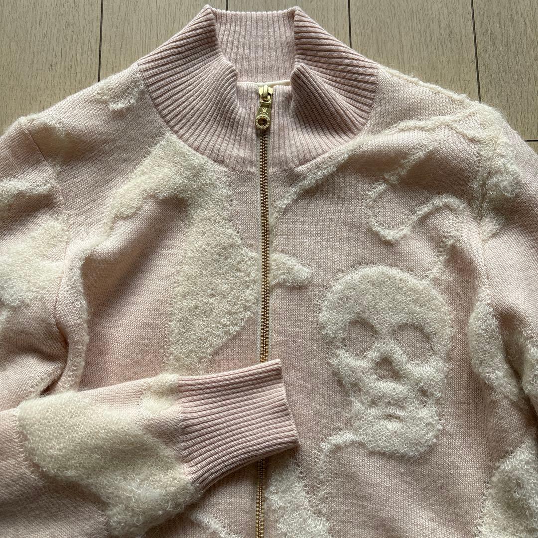 MARK&LONA マークアンドロナ ニットジャケット M ピンク系