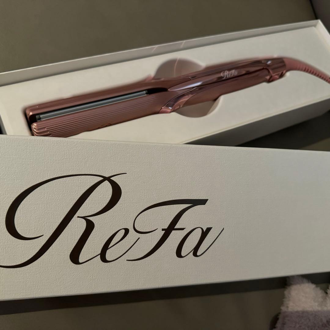 [新品　未使用］Refa ヘアアイロン　ピンク