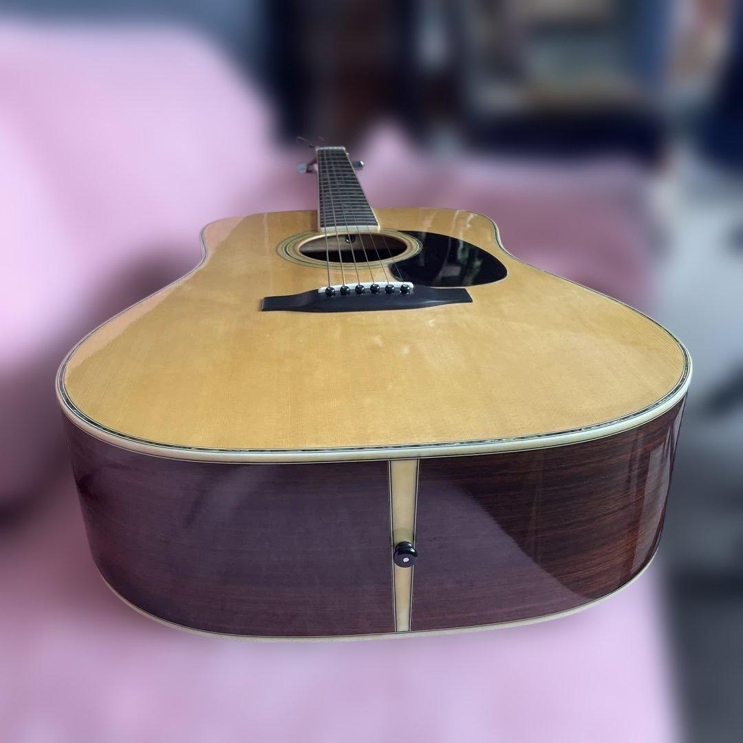 美品　螺鈿アコースティックギター モリスW-30 ハードケース付き