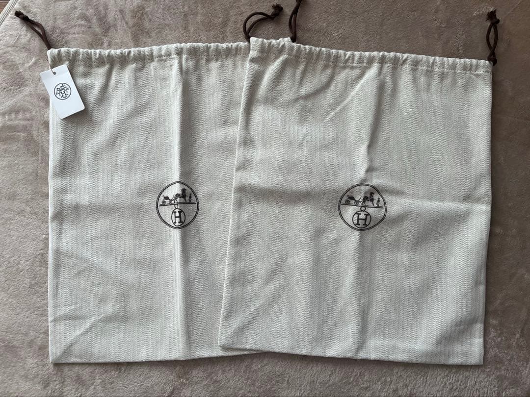 エルメス　バーキン25ケリー25保存袋　巾着袋　2枚セット