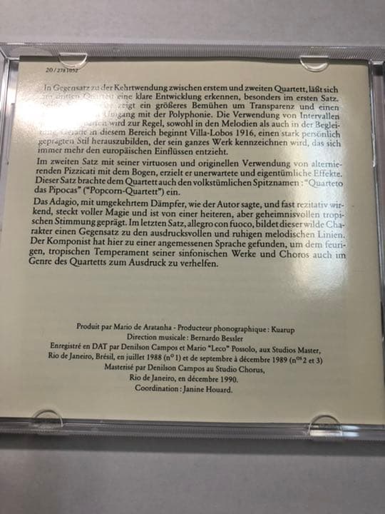 ヴィラロボス弦楽四重奏団