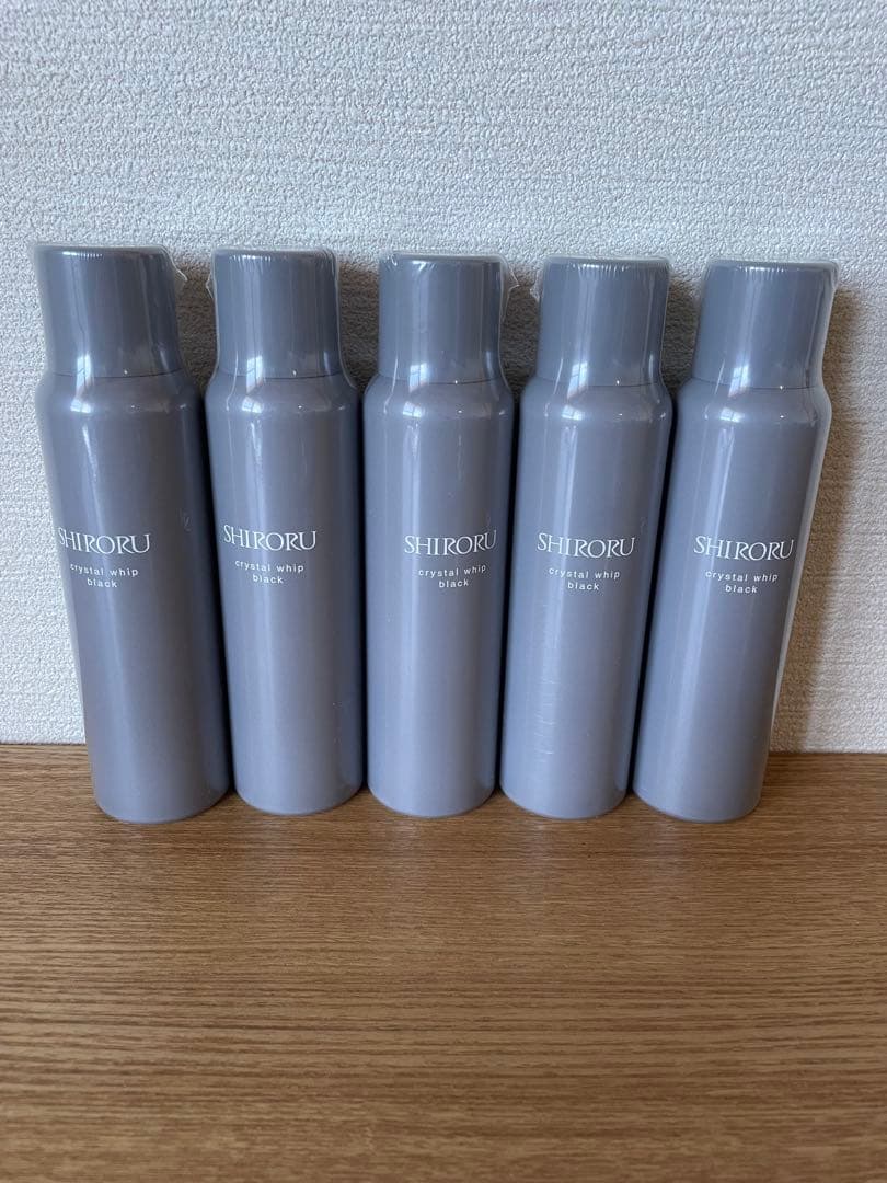 SHIRORU クリスタルホイップブラック　洗顔料　120g