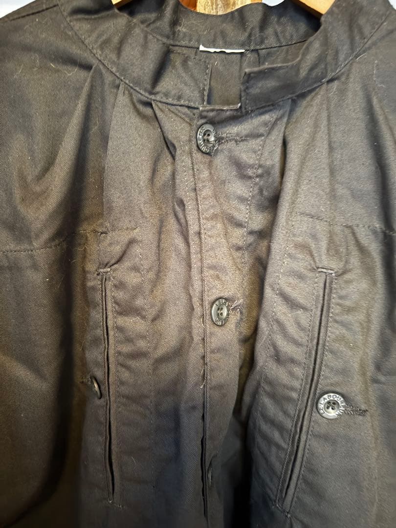 値下げ試着のみ黒スモックLE LABOUREUR」（ル・ラブルール) 男女兼用