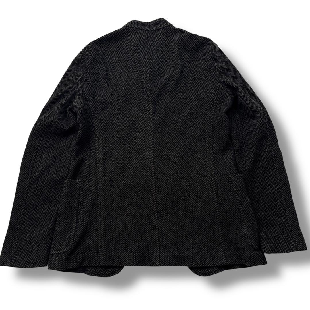 【高級】ARMANI アルマーニ ヘリンボーン　テーラードジャケット M