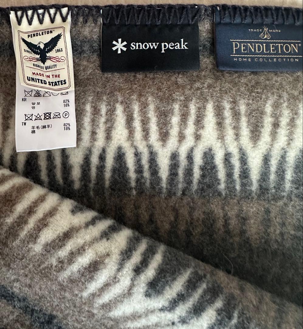 スノーピーク × ペンドルトン ムチャチョ ウールブランケット