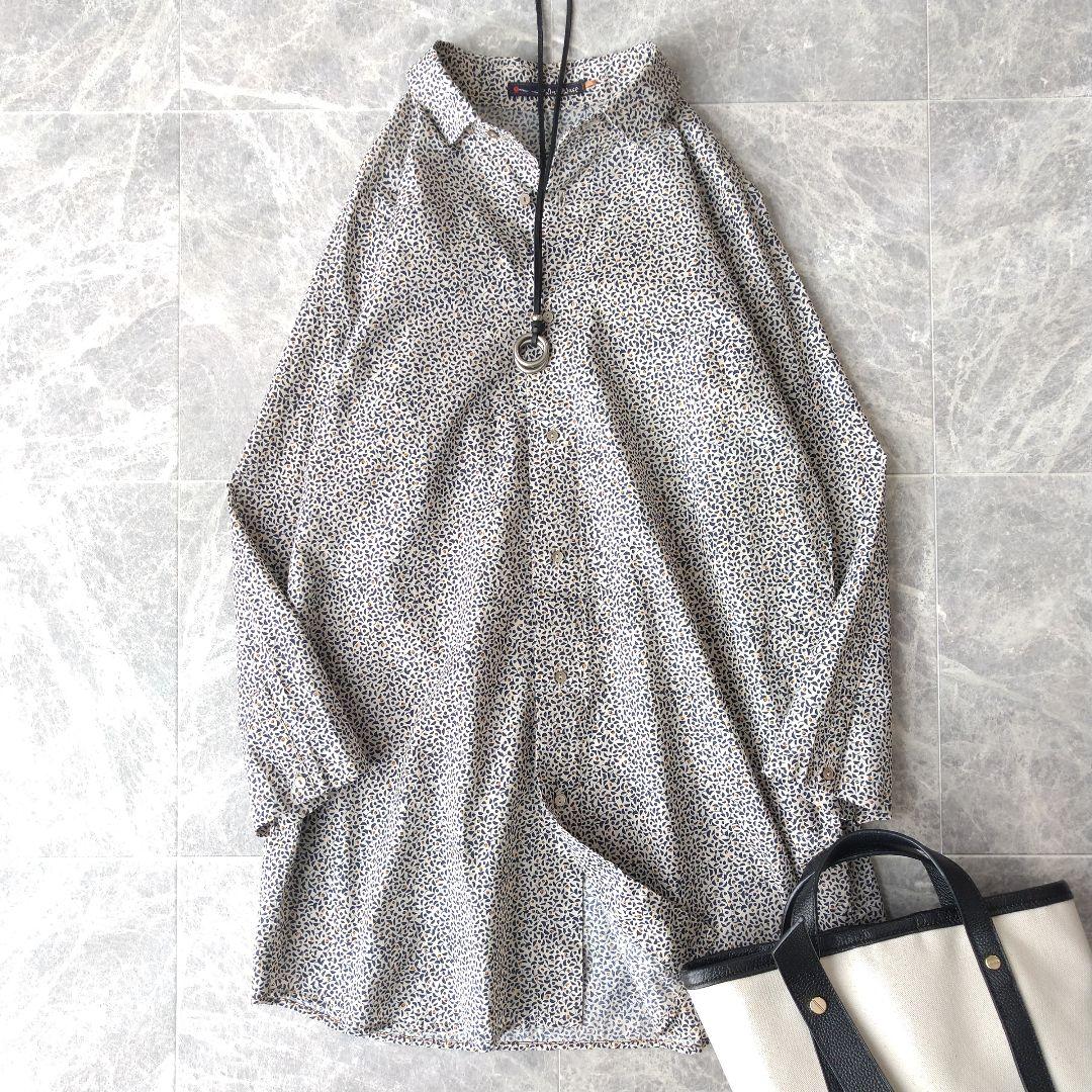 564 リピート割 パラスパレス フラワー 小花柄 チュニック シャツ ブラウス