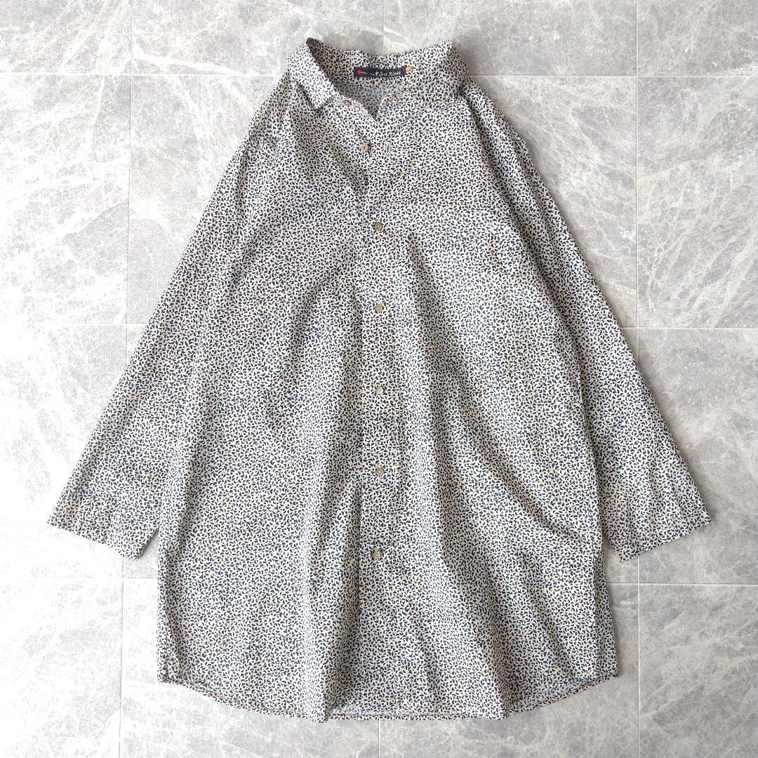 564 リピート割 パラスパレス フラワー 小花柄 チュニック シャツ ブラウス