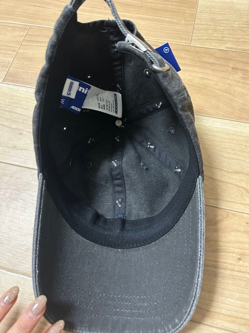 ADER ダークグレー キャップ