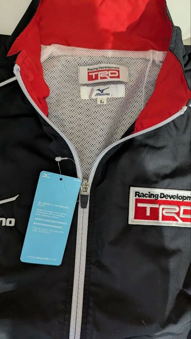TRD×MIZUNO　 ナイロンジャケット　 L 　黒