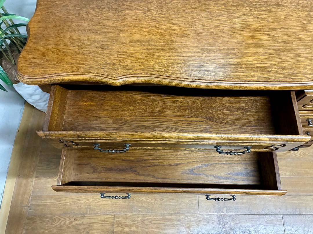 kawa☆管389☆ルーマニア製☆三越ブルージュ☆4段チェスト