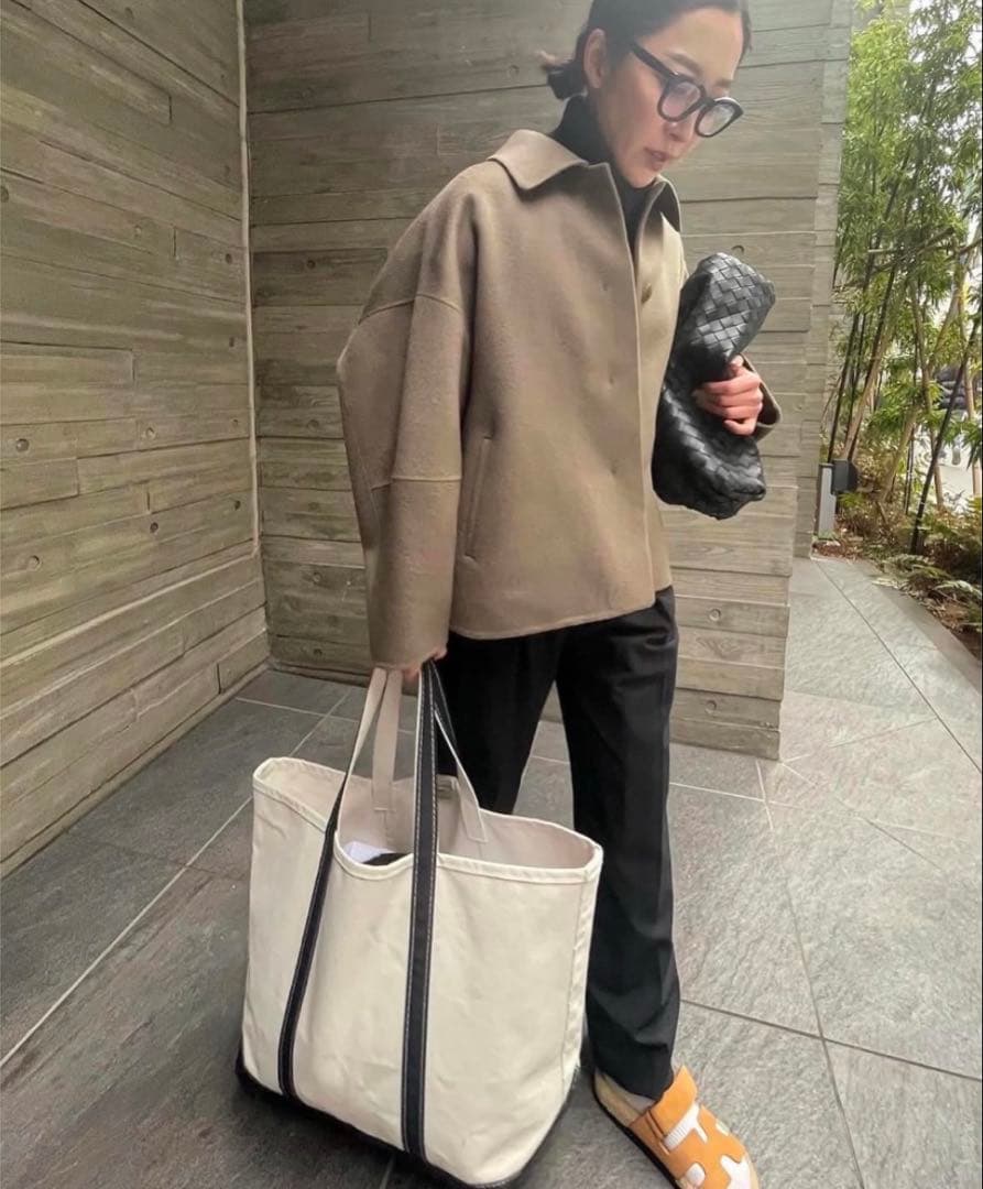 最終価格‼️6万Yonfa カシミアウールドルマンリバーコートジャケット美品