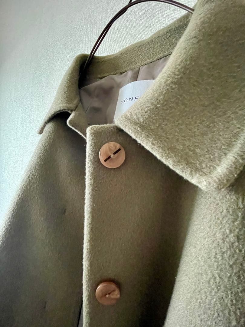 最終価格‼️6万Yonfa カシミアウールドルマンリバーコートジャケット美品