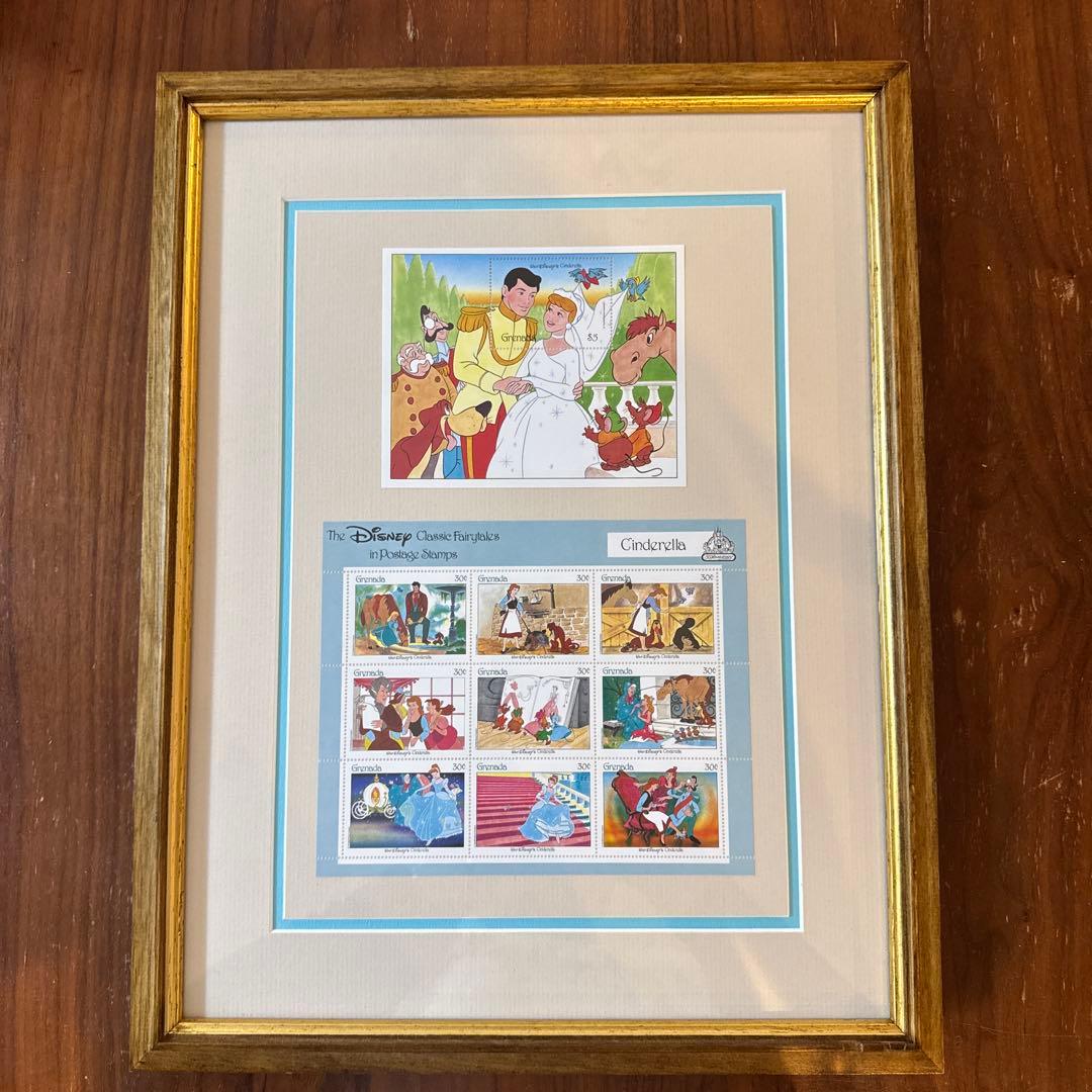 シンデレラ スタンプシート フレーム付き
