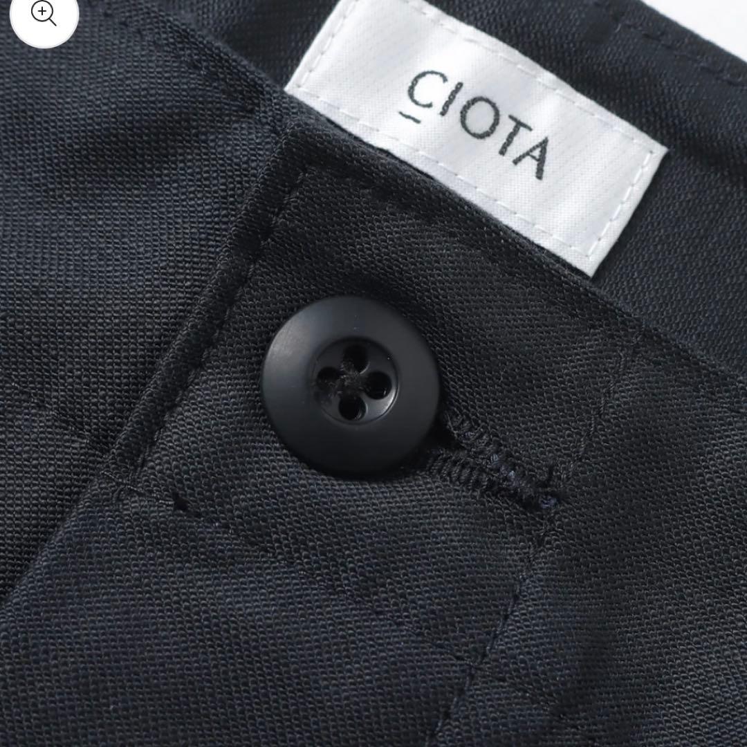 ciota 新スビンコットン ムラ糸バックサテン ベイカーパンツ オアスロウ