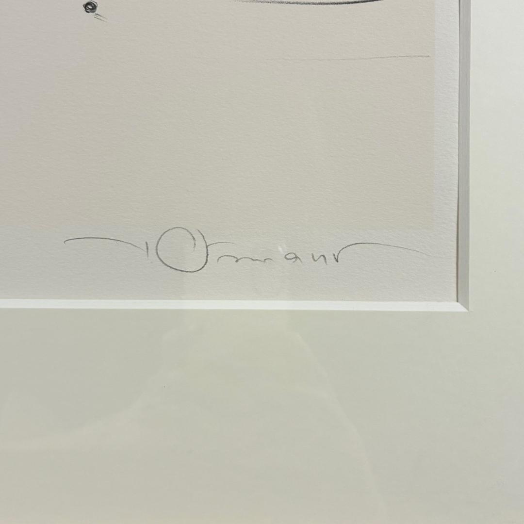 美品 天野喜孝「予感」リトグラフ 直筆サイン入 限定品 お洒落な額装 FF