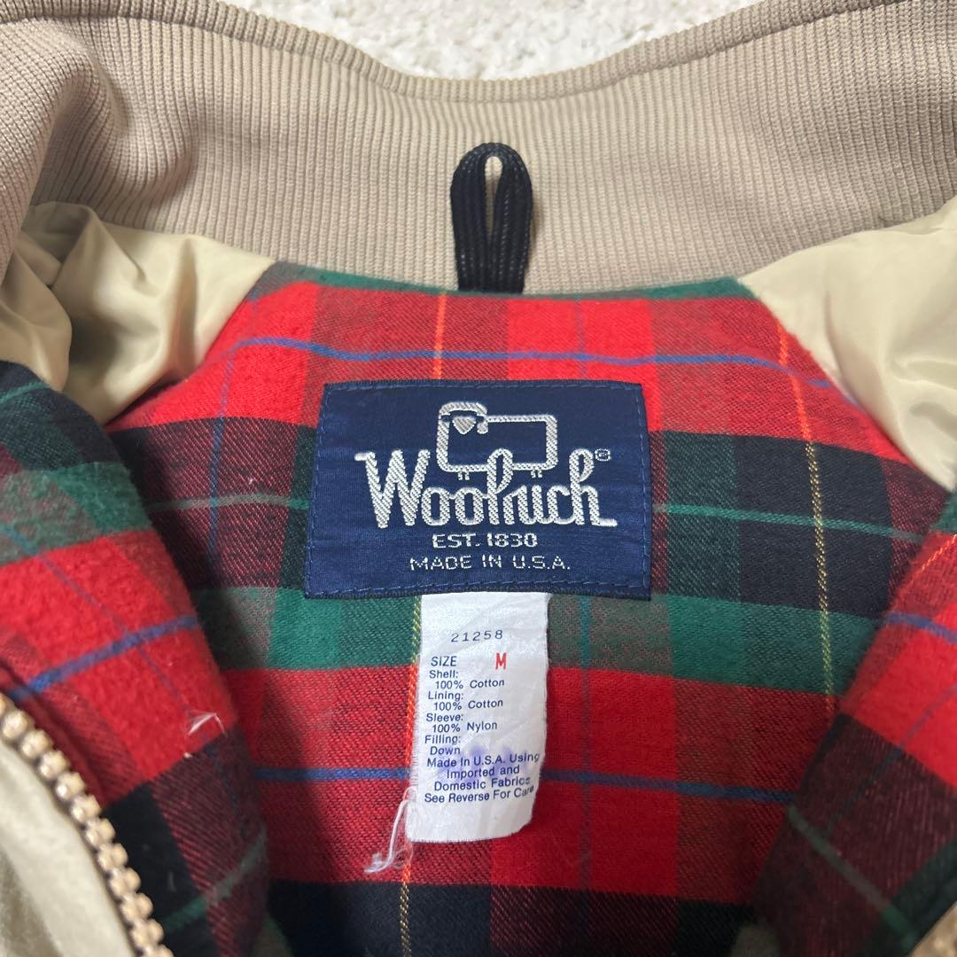Woolrich 80s ベージュ ダウンジャケット M アウター