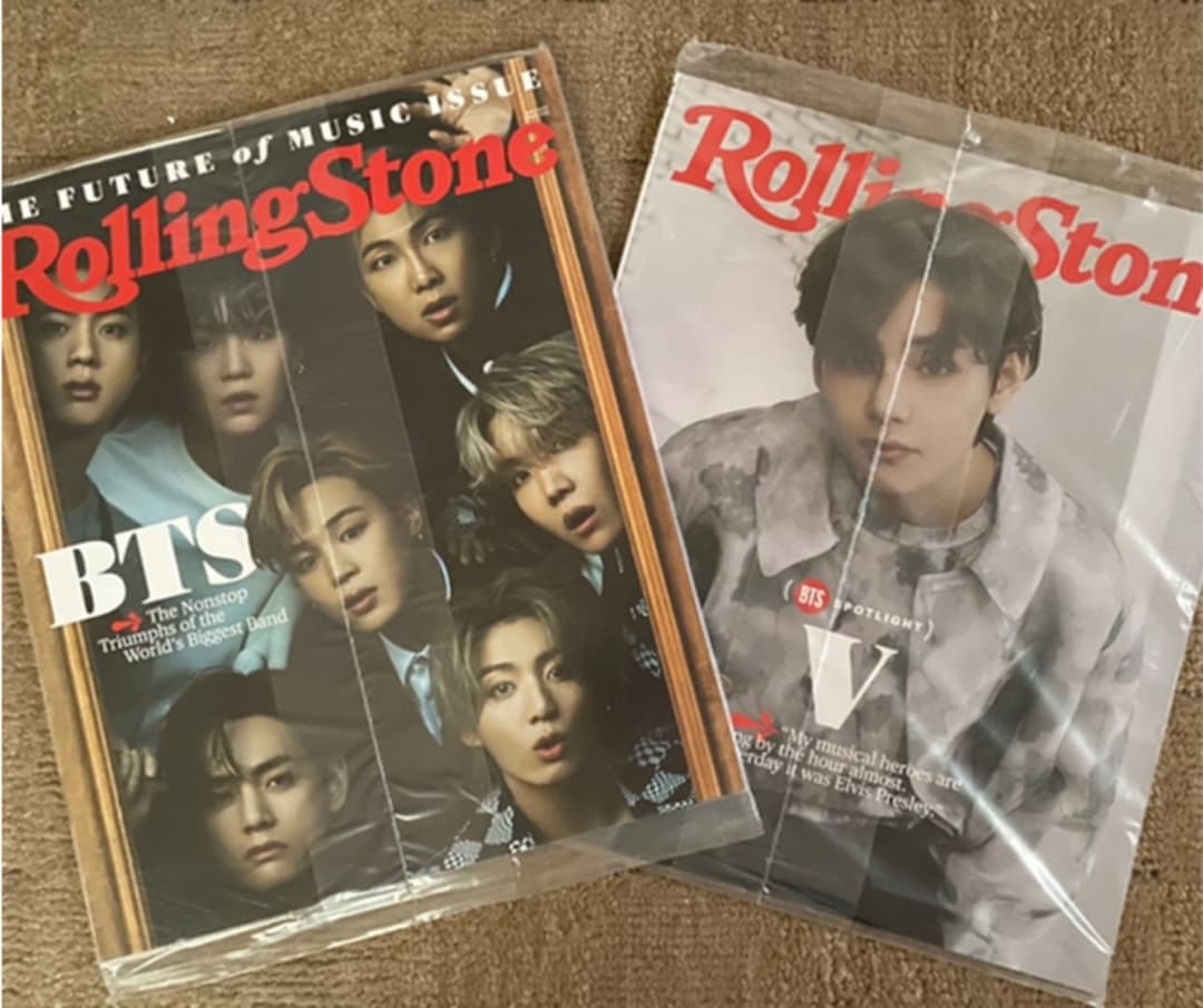 US版ローリングストーン誌　2点セット　全員表紙 + 個人表紙V ver