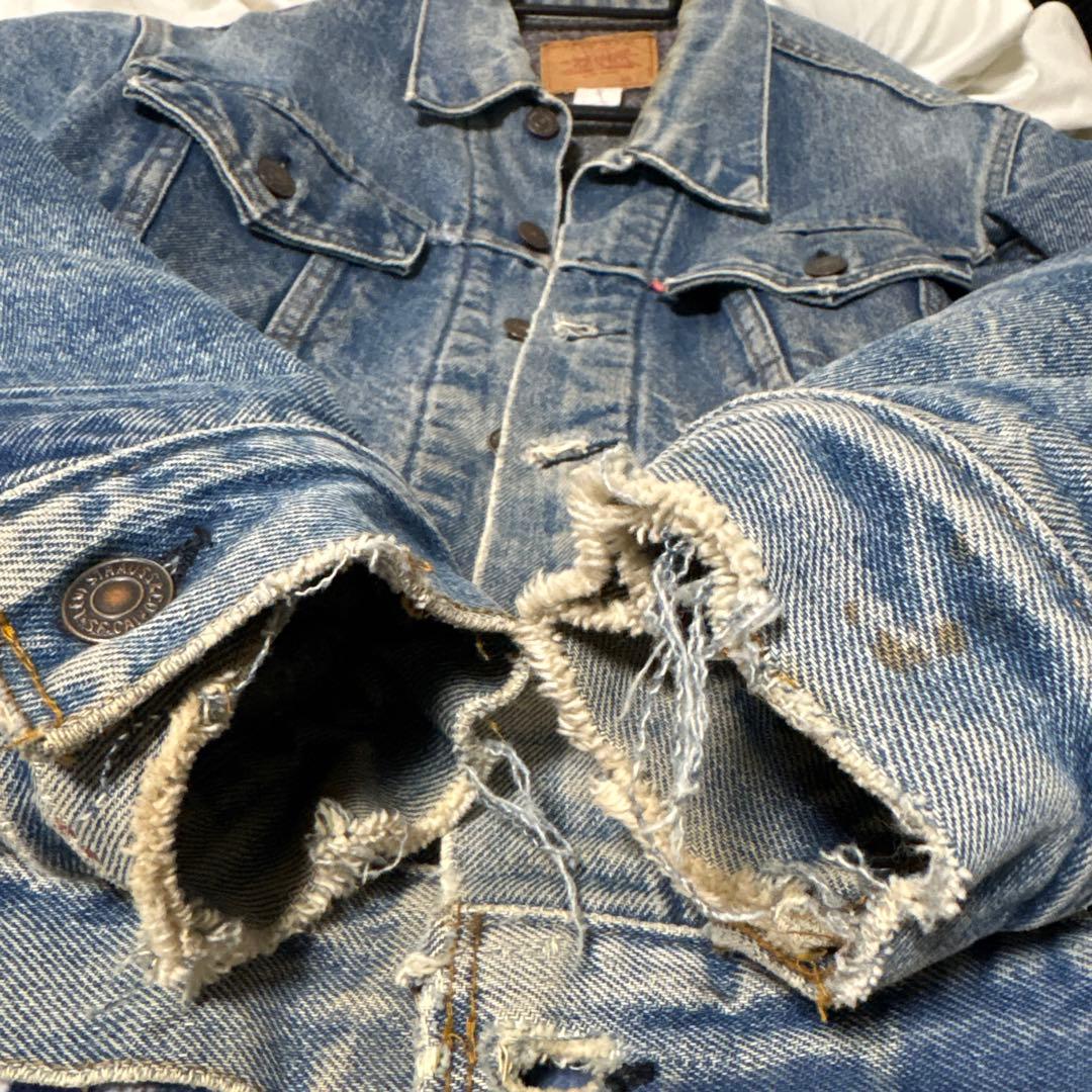 リーバイス70s USA製（40）70505-0317裏地ブランケット　短丈