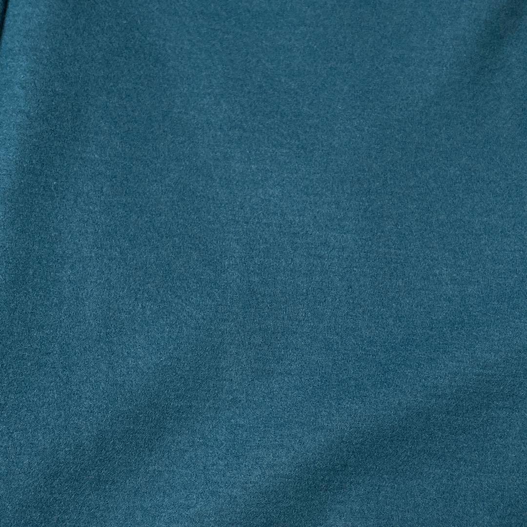 Leilian ホワイトレーベル ウールワンピース ブルー