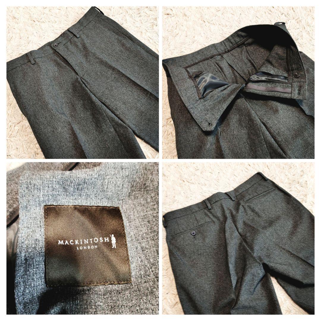 【専用】MACKINTOSH セットアップ スーツ ウール ストレッチ グレー