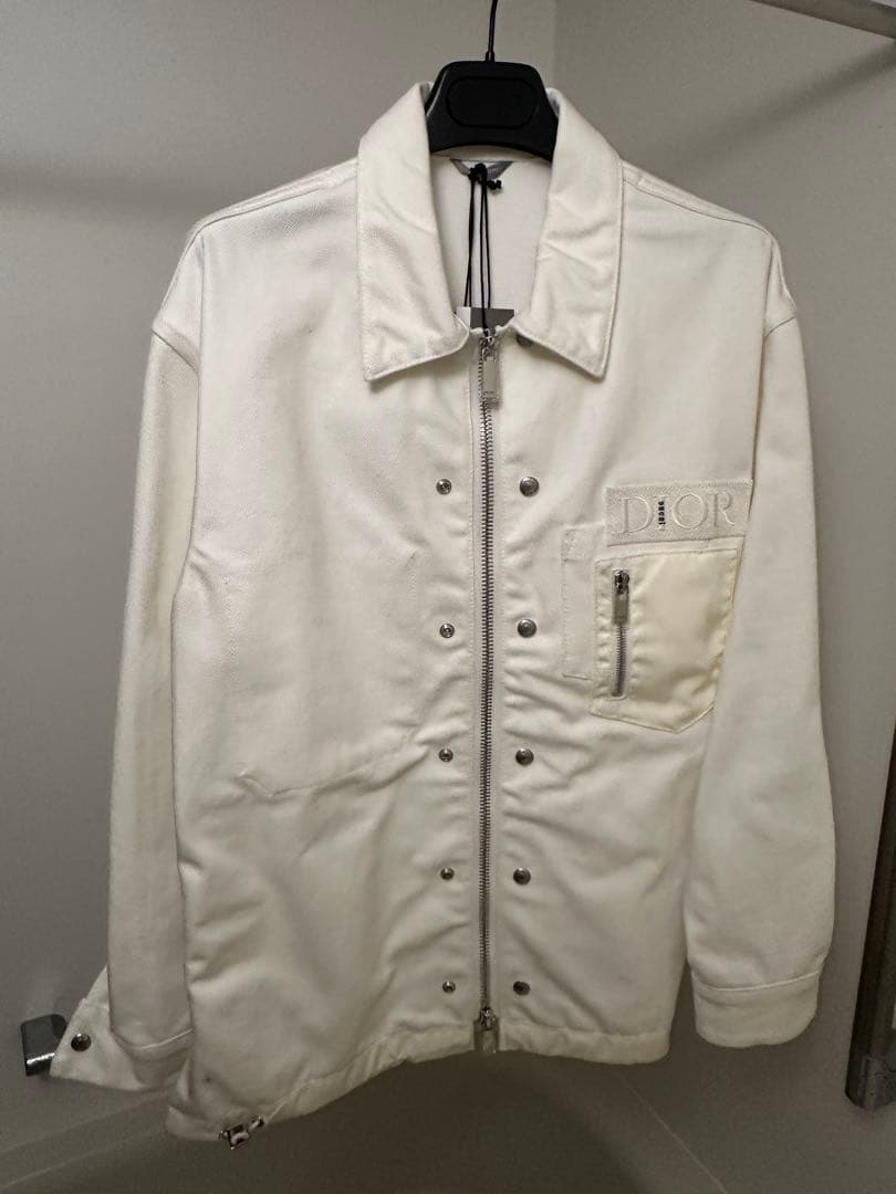 Dior Homme Sacai デニムジャケット オフホワイト XS 44