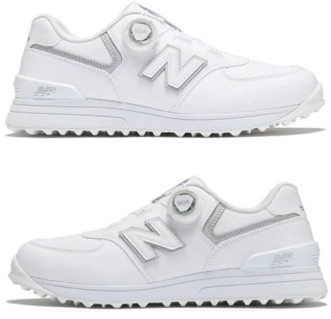 新品 ニューバランス 574 シリーズ ゴルフシューズ ボア 24cm