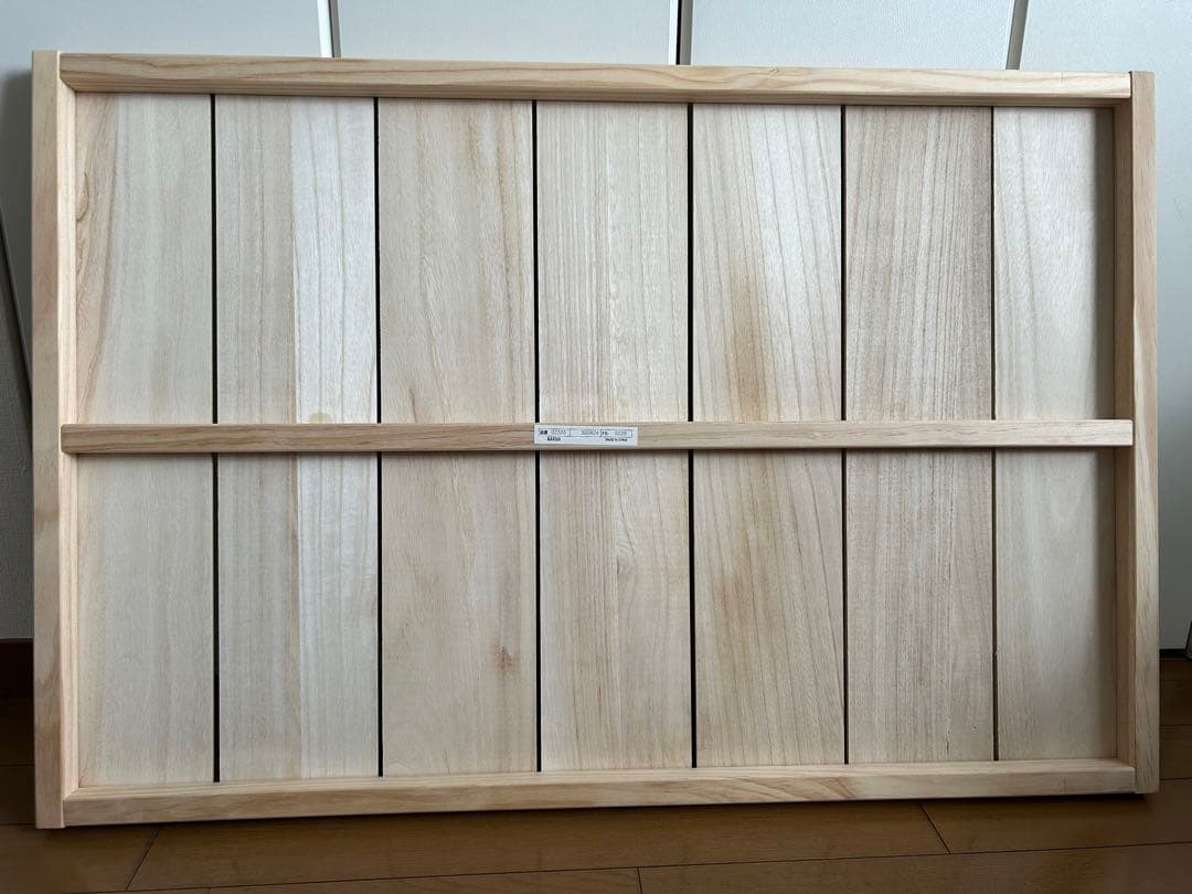 木製ベビーベッド ホワイト スラットデザイン