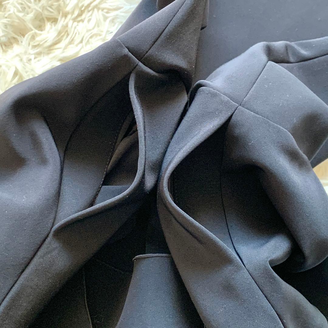 極美品✨希少サイズ フォクシー ローウエスト バロン ワンピース 美シルエット