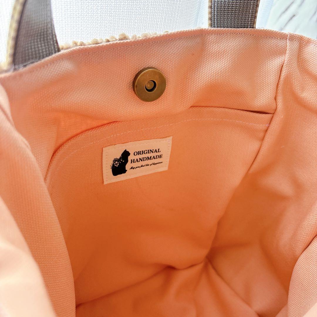 H*U様 コヤンイサムチョン　ベージュ　バック　リボン　フリル