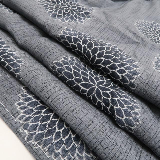 リトルミィ 新品 ダリア モノトーン 着物 仕付糸付 長襦袢 5782