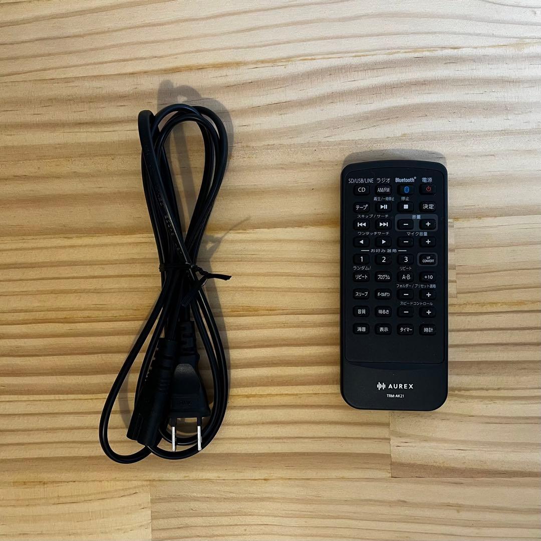 AUREX CDラジカセ　TY-AK21 【2025年7月購入 数回使用】