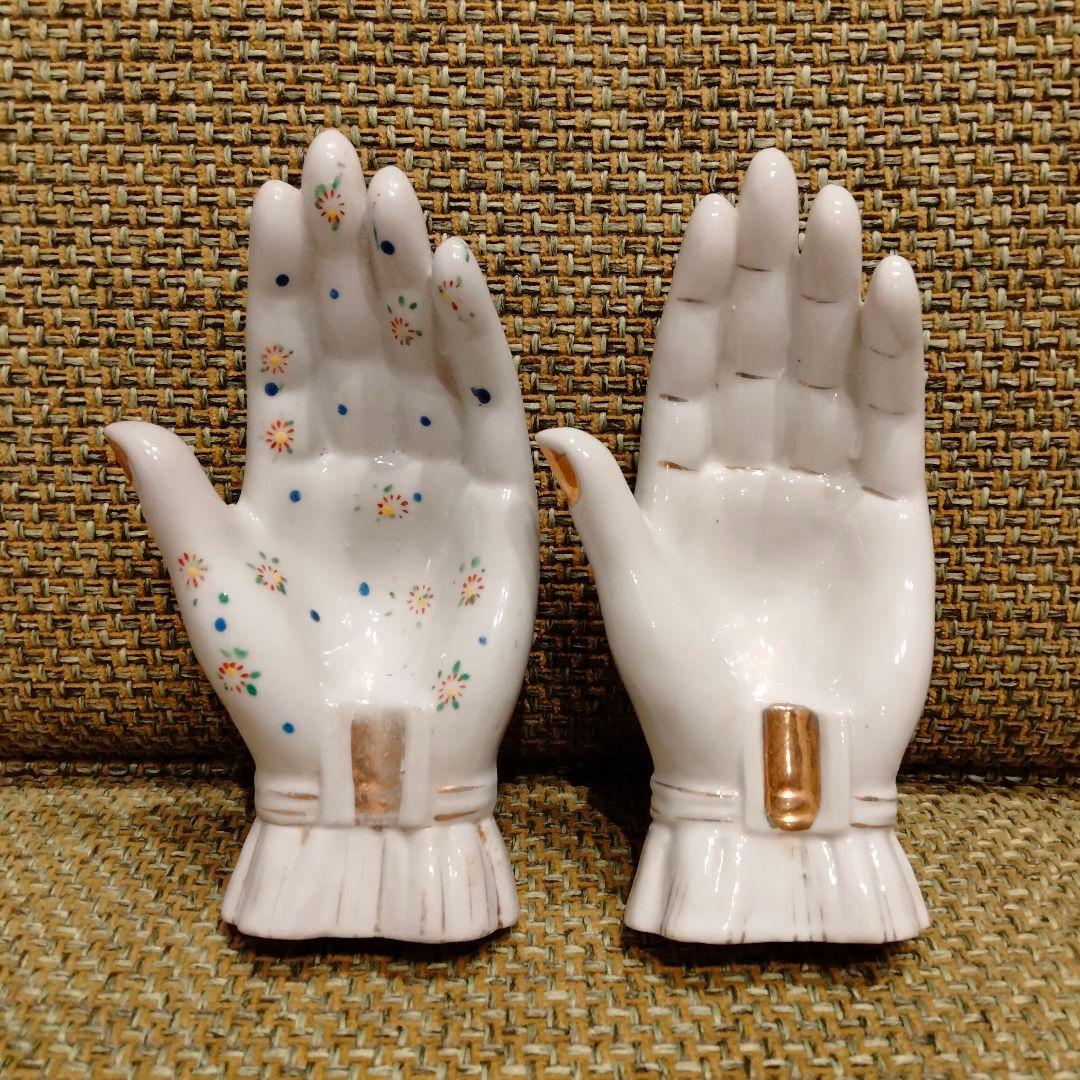 む*様 ハンド　手　無地　オブジェ　置物　ビンテージ　レア　タトゥー　レトロ