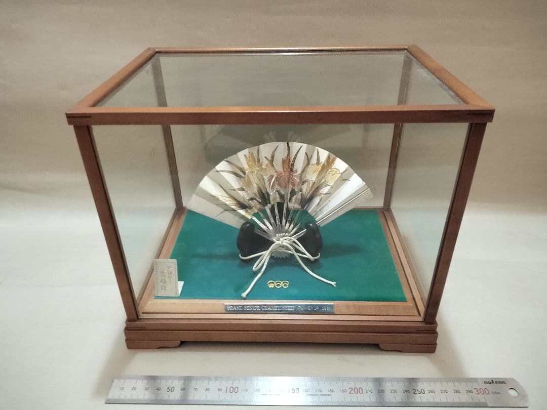 純銀製 飾り扇 金属工芸 秀雄作 シルバー 銀