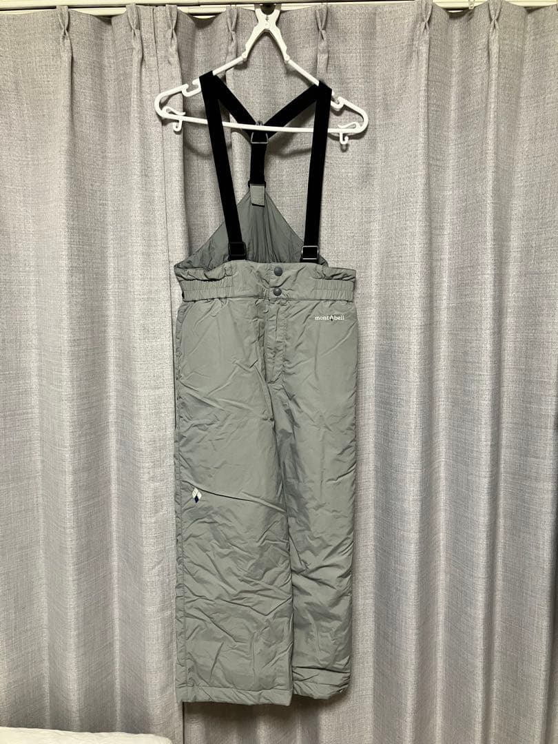 mont-bell スキーウェア 子ども用 青 グレー