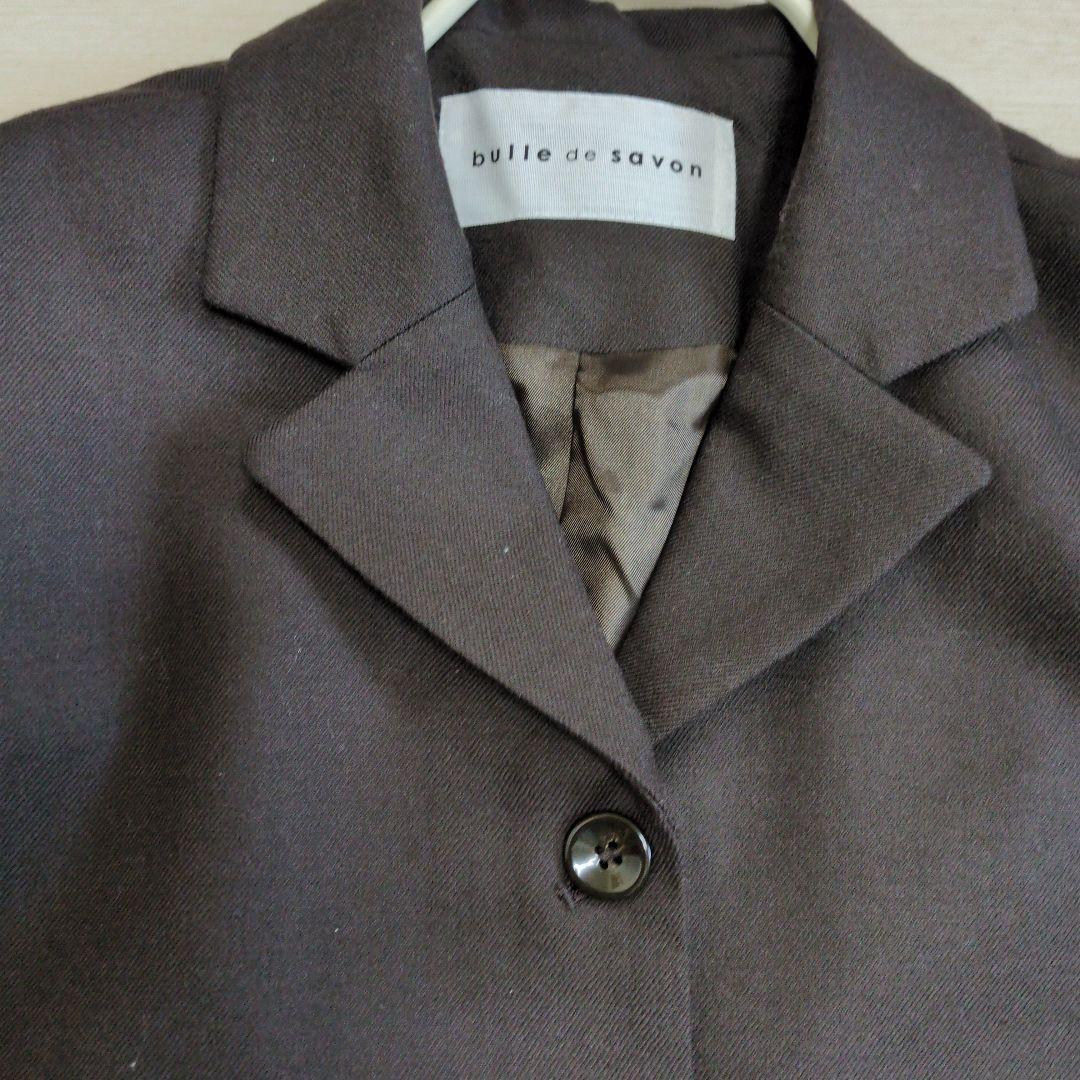 bulle de savon 2/60 サキソニー ジャケット　コゲチャ