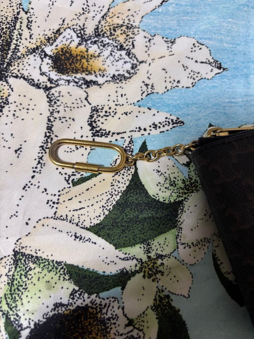 CELINE セリーヌ　トリオンフ　カードポーチ　キーフック付