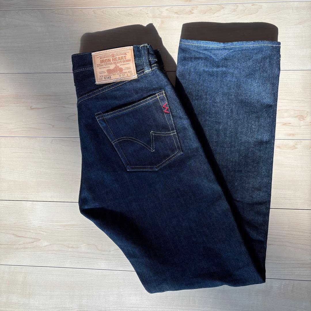 IRON HEART 634S W31L34 デニムパンツ